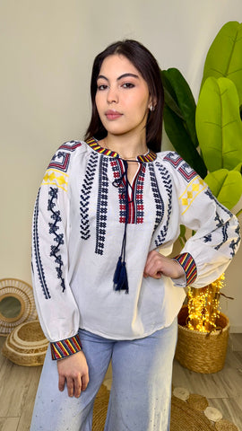 Blusa Boho Chic Luna Bianca